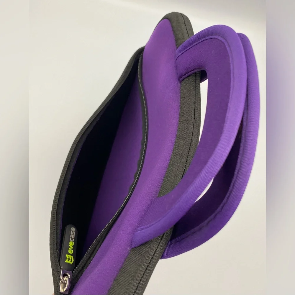 Evacase Purple Zippered 7-8” Tablet Sleeve Case Cover